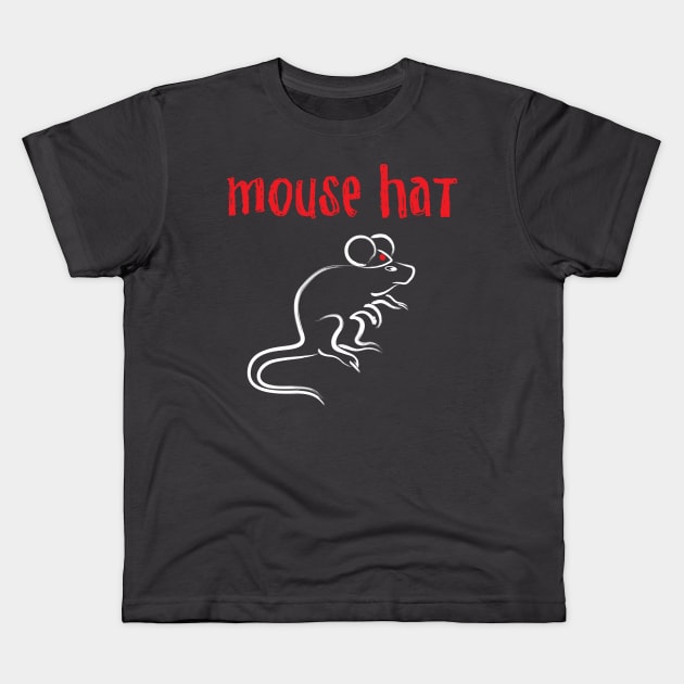 Mouse Hat Kids T-Shirt by Center St. Apparel